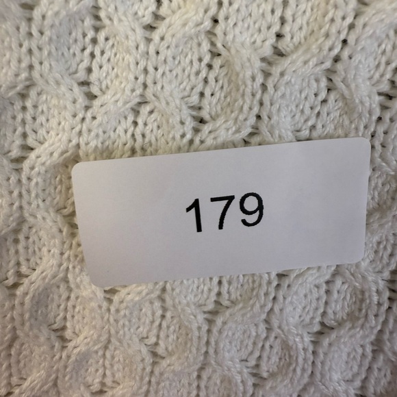 Aspen zip up light weight sweater jacket white size medium preowned - Picture 10 of 10